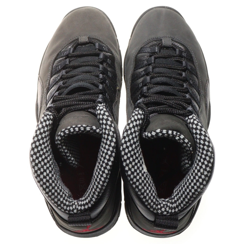 NIKE(ナイキ) 【観賞用 2008年製】 AIR JORDAN 10 RETRO SHADOW CDP エアジョーダン10 レトロ シャドウCDP ハイカットスニーカー ブラック US9/27cm 310805-061