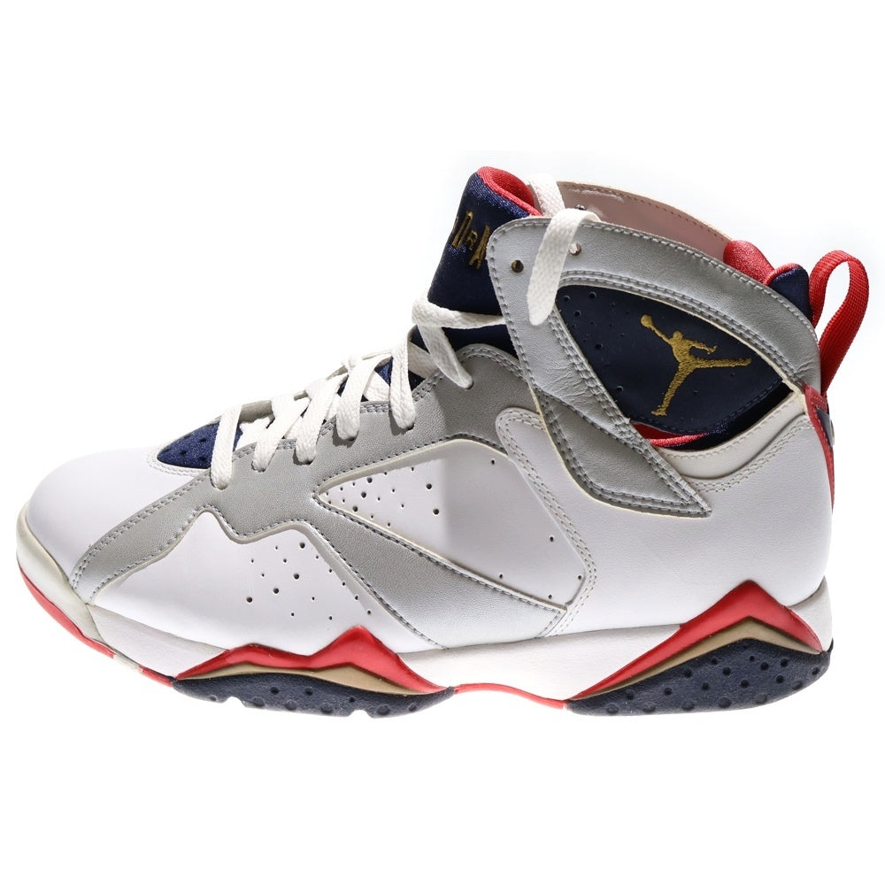 NIKE(ナイキ) 【観賞用 2012年製】 AIR JORDAN 7 RETRO OLYMPIC エアジョーダン7 オリンピック ハイカットスニーカー ホワイト US9/27cm 304775-135