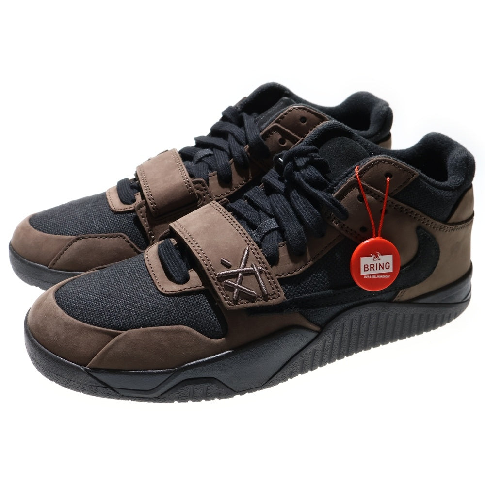 NIKE(ナイキ) ×TRAVIS SCOTT JORDAN JUMPMAN JACK TR トラヴィススコット ジャンプマンジャック ローカットスニーカー ブラウン/ブラック US9/27cm FZ8117-204