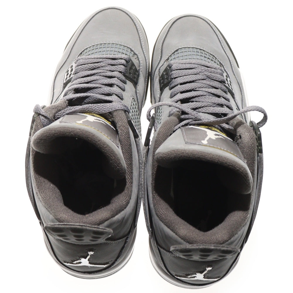 NIKE(ナイキ) AIR JORDAN 4 RETRO COOL GREY エアジョーダン4 レトロ クール グレー ハイカットスニーカー グレー US9/27cm 308497-007