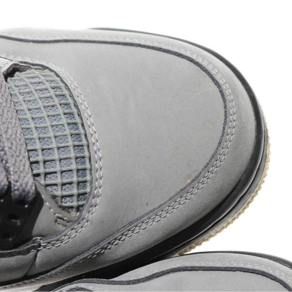 NIKE(ナイキ) AIR JORDAN 4 RETRO COOL GREY エアジョーダン4 レトロ クール グレー ハイカットスニーカー グレー US9/27cm 308497-007