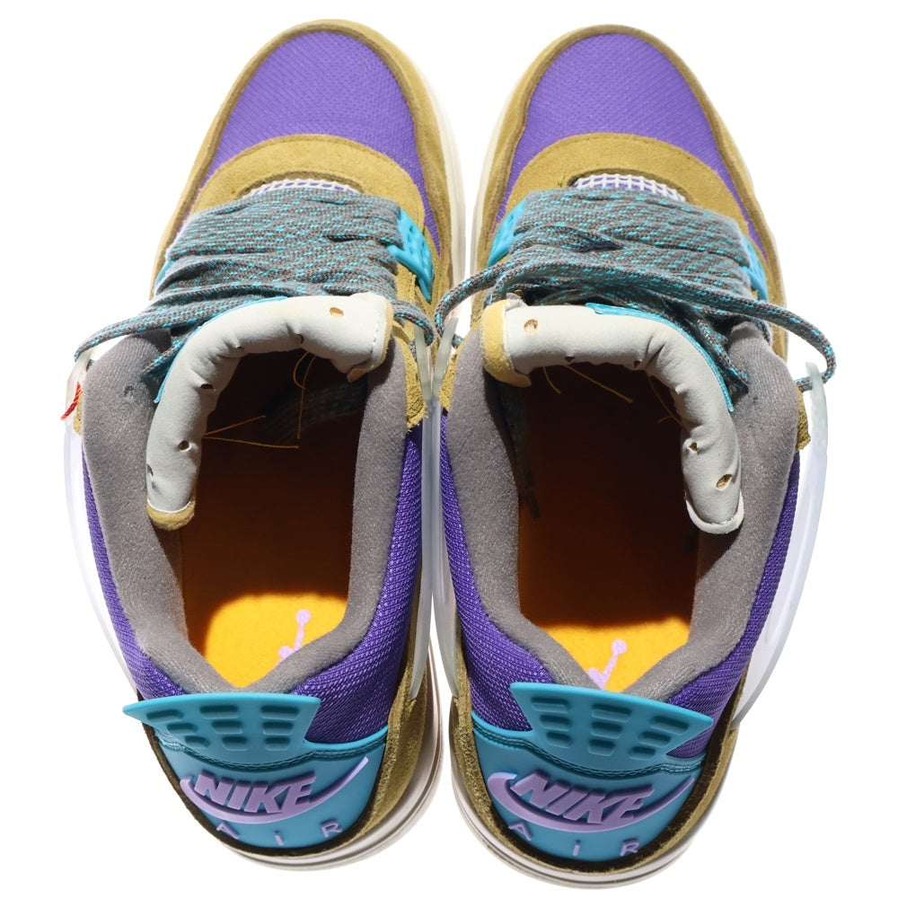 NIKE(ナイキ) ×UNION AIR JORDAN 4 RETRO SP DESERT MOSS エアジョーダン4 デザートモス ハイカットスニーカー マルチ US9.5/27.5cm DJ5718-300