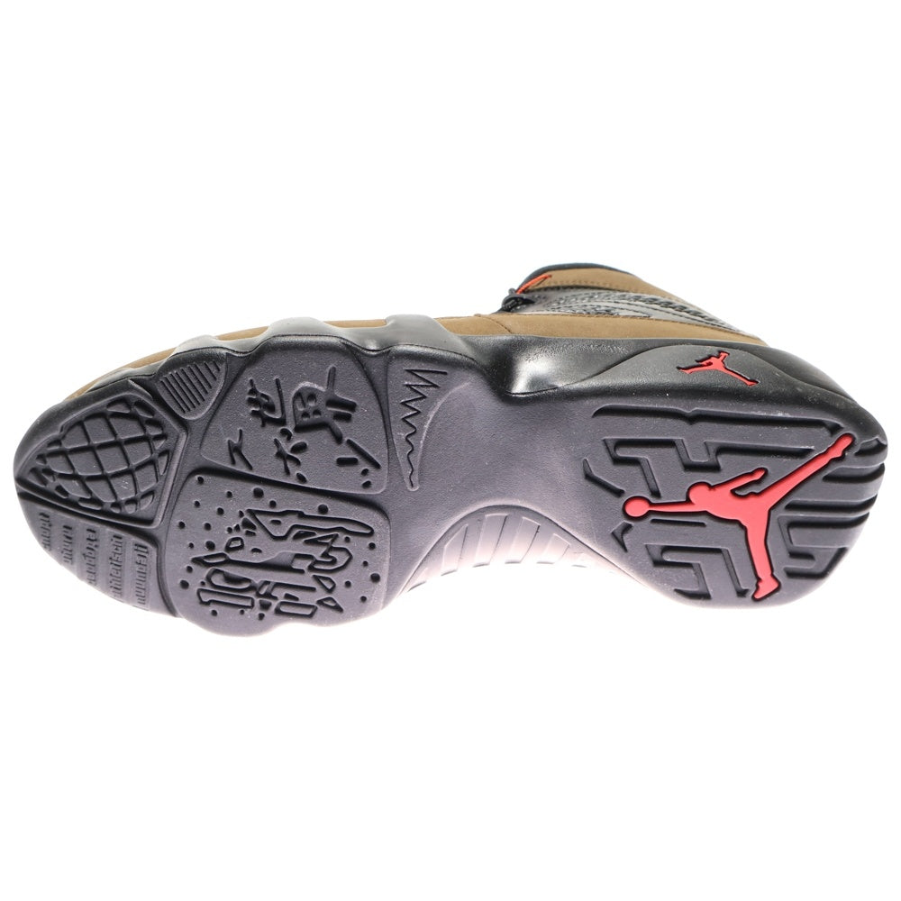 NIKE(ナイキ) 【観賞用 2012年製】 AIR JORDAN 9 RETRO Olive エアジョーダン 9 レトロ オリーブ ハイカットスニーカー カーキ US9.5/27.5cm 302370-020