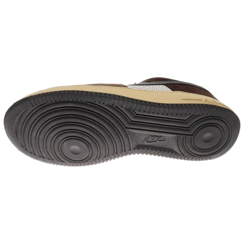 NIKE(ナイキ) 【観賞用2005年製】 AIR FORCE 1 LOW エアフォース 1 ローカットスニーカー ブラウン/ホワイト/ブラック US9/27cm 312489-101