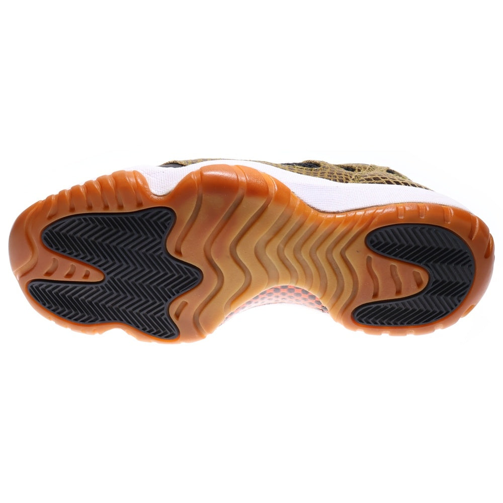 NIKE(ナイキ) 【観賞用 2015年製】 AIR JORDAN 11 RETRO LOW BLACK GREEN SNAKE GUM エアジョーダン 11 ロー スネークガム ローカットスニーカー US9/27cm 306008-013