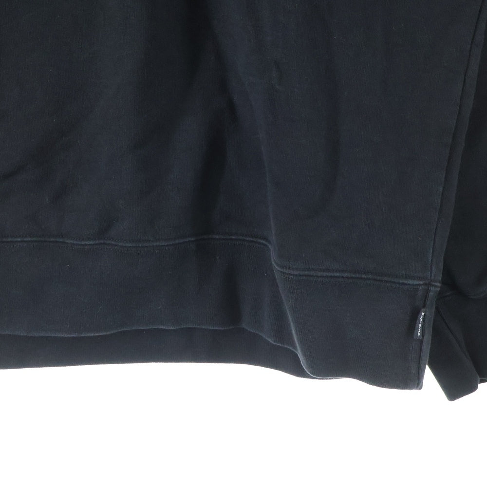 SUPREME(シュプリーム) 21SS Stacked Crewneck スタックド ロゴ クルーネック スウェット トレーナー ブラック