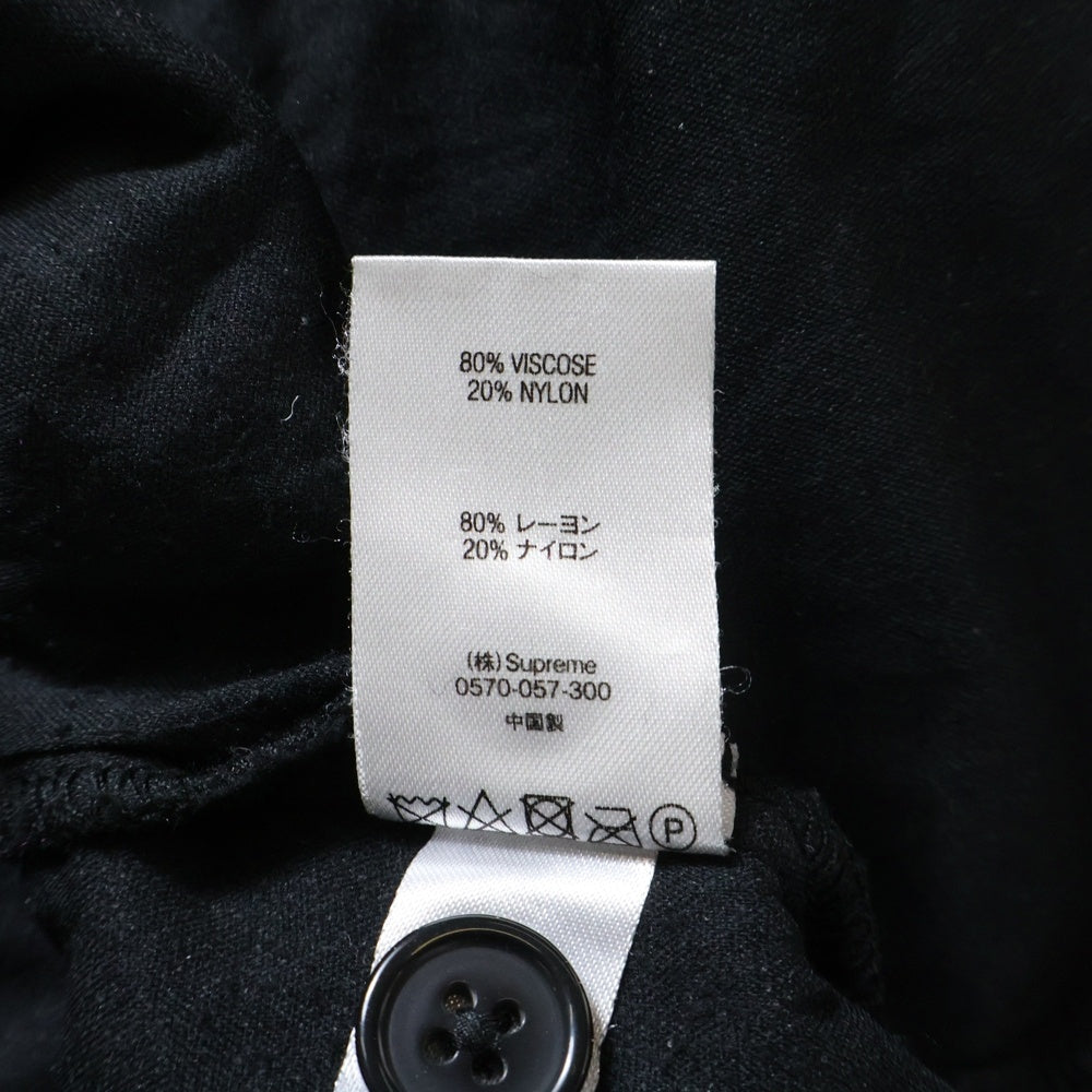 SUPREME(シュプリーム) 19AW Floral Velour Baseball Jersey フローラル ベロア ロゴ ベースボール ジャージー 半袖シャツ マルチ