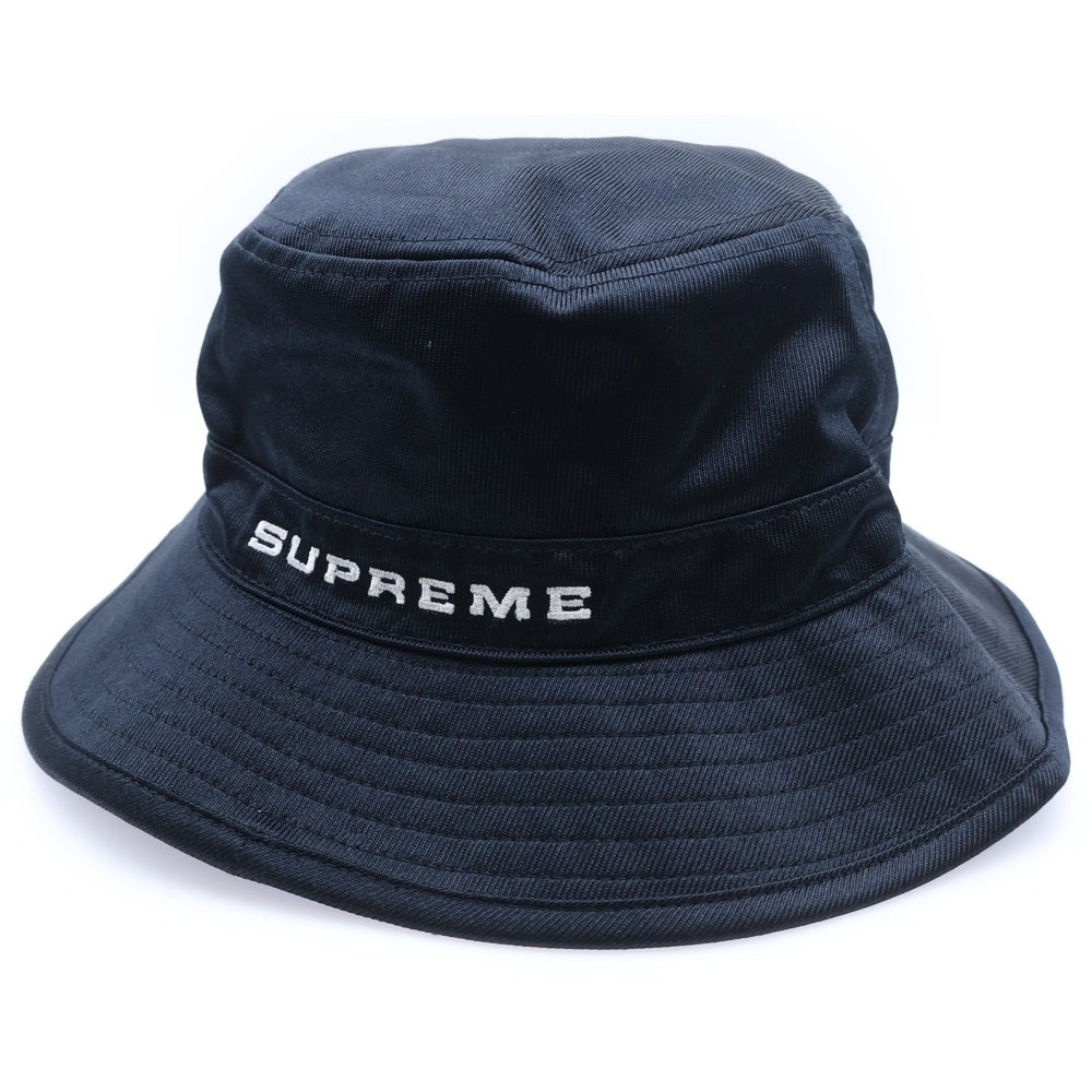 SUPREME(シュプリーム) 24SS ×NIKE Dazzle Crusher Hat ナイキ ダズル ロゴ刺繍 クラッシャー バケットハット 帽子 ブラック FZ6789-010