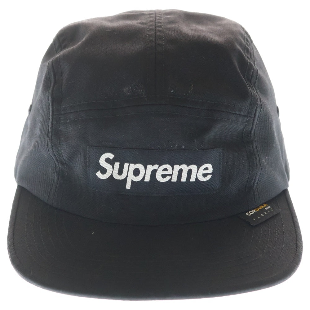 SUPREME(シュプリーム) 18SS Cordura Camp Cap コーデュラ ボックスロゴ ナイロン キャンプキャップ 帽子 ブラック
