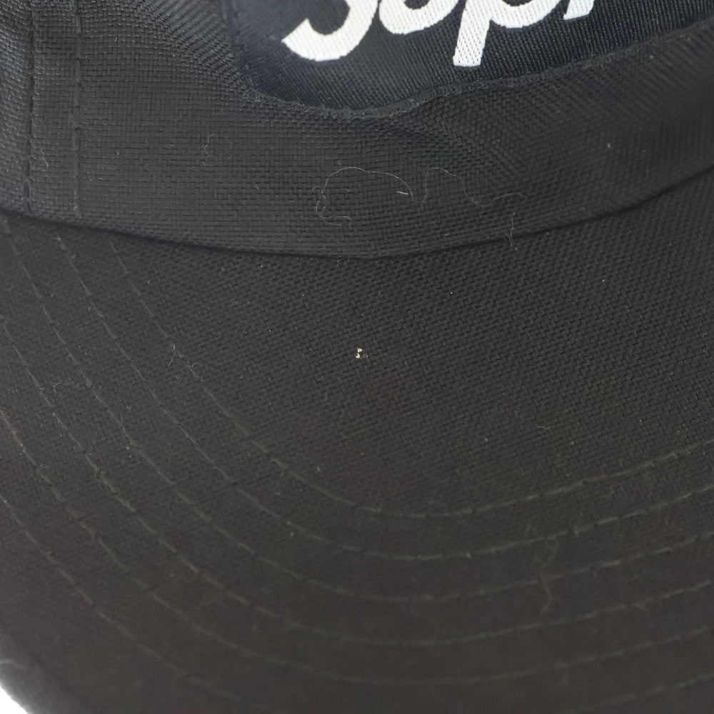 SUPREME(シュプリーム) 18SS Cordura Camp Cap コーデュラ ボックスロゴ ナイロン キャンプキャップ 帽子 ブラック