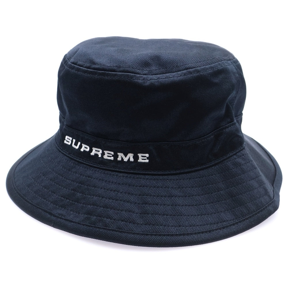 SUPREME(シュプリーム) 24SS ×NIKE Dazzle Crusher Hat ナイキ ダズル ロゴ刺繍 クラッシャー バケットハット 帽子 ブラック FZ6789-010