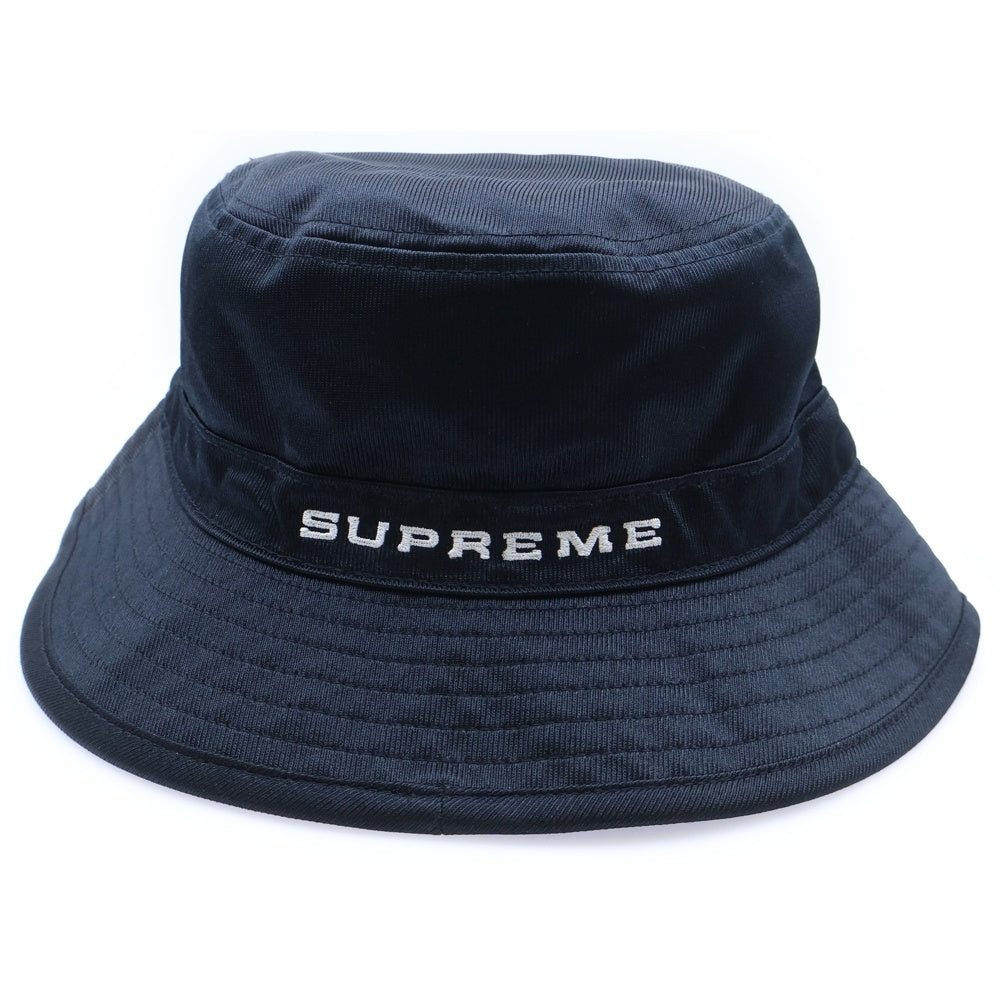 SUPREME(シュプリーム) 24SS ×NIKE Dazzle Crusher Hat ナイキ ダズル ロゴ刺繍 クラッシャー バケットハット 帽子 ブラック FZ6789-010
