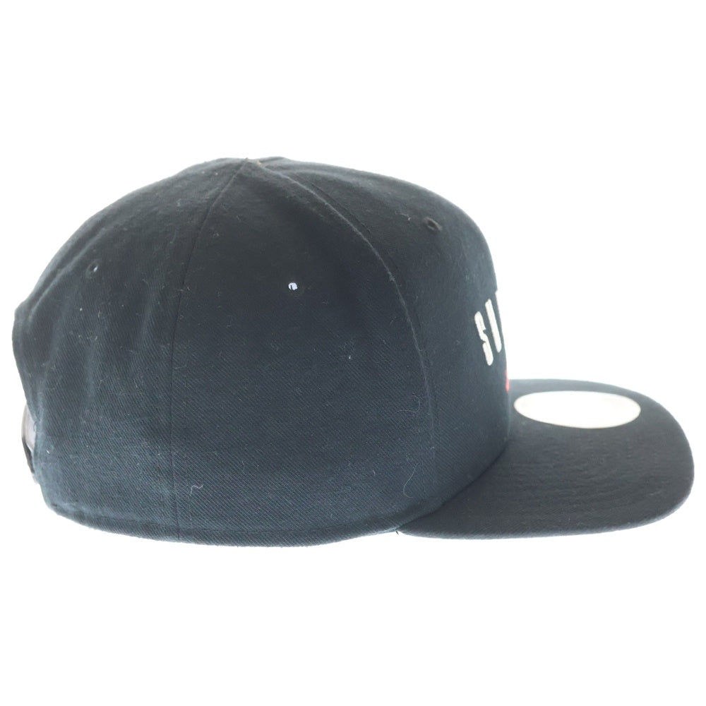 SUPREME(シュプリーム) 15AW ×NIKE Jordan 6-Panel cap ナイキ ジョーダン ロゴ刺繍 6パネル ベースボールキャップ 帽子 ブラック 799706-010