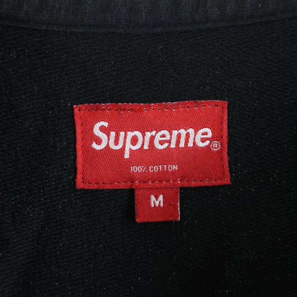 SUPREME(シュプリーム) 16SS Bar Logo Half Zip Top バー ロゴ ハーフジップ プルオーバー トップス ブラック