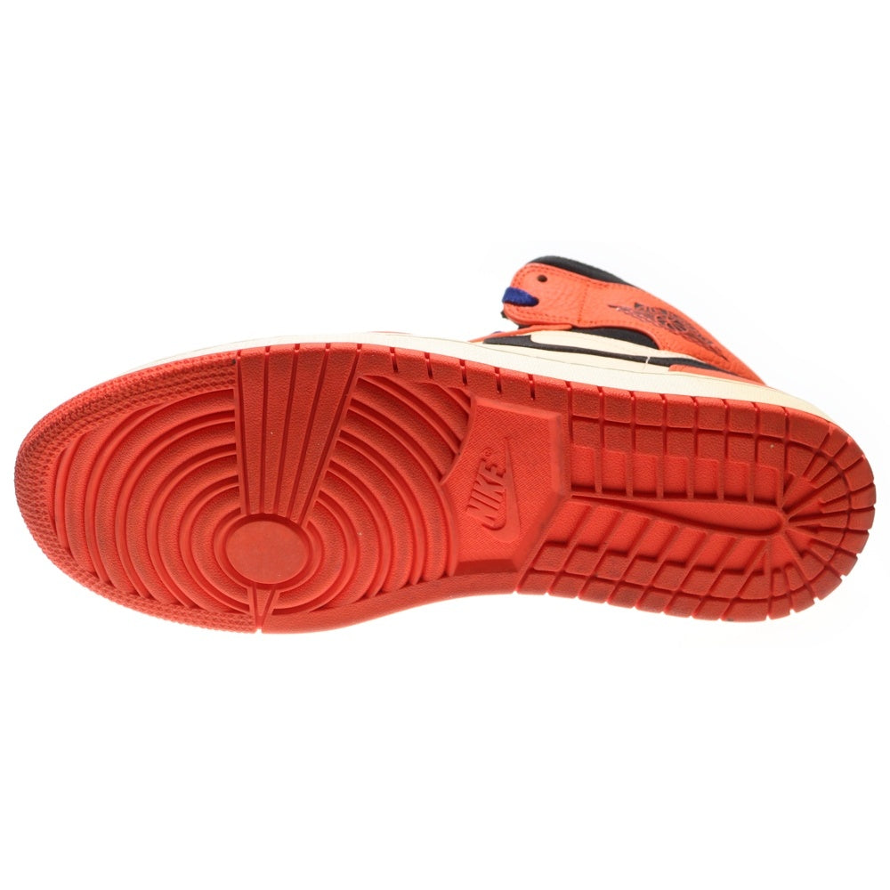 NIKE(ナイキ) AIR JORDAN 1 MID エアジョーダン1 ミッドカットスニーカー オレンジ/ブラック US10.5/28.5cm 852542-800