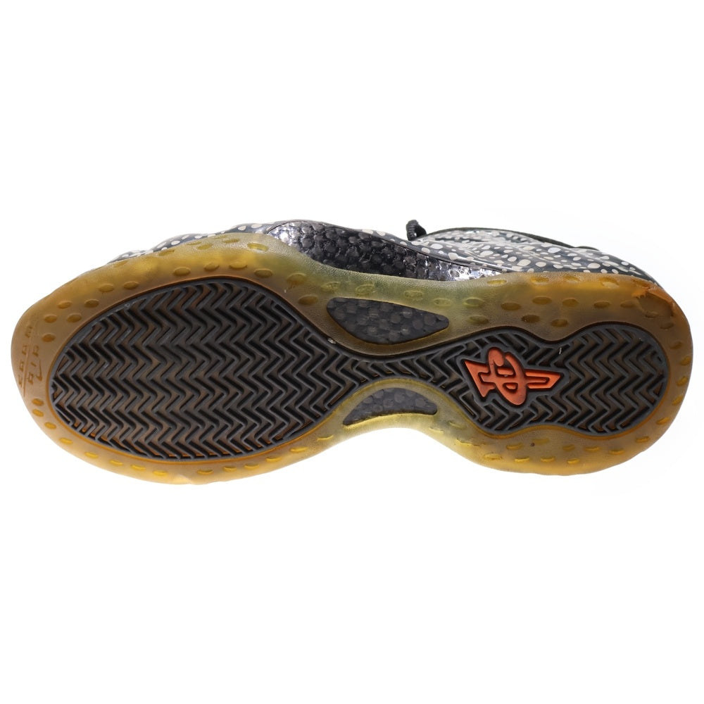 NIKE(ナイキ) 【観賞用 2013年製】 AIR FOAMPOSITE ONE SAFARI エアフォームポジット ワン サファリ ハイカットスニーカー ブラック/オレンジ US10.5/28.5cm 575420-003