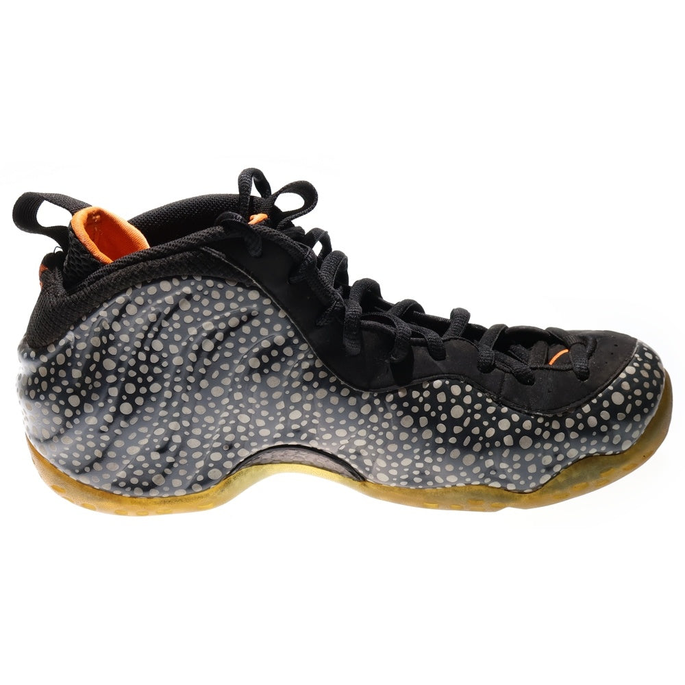 NIKE(ナイキ) 【観賞用 2013年製】 AIR FOAMPOSITE ONE SAFARI エアフォームポジット ワン サファリ ハイカットスニーカー ブラック/オレンジ US10.5/28.5cm 575420-003
