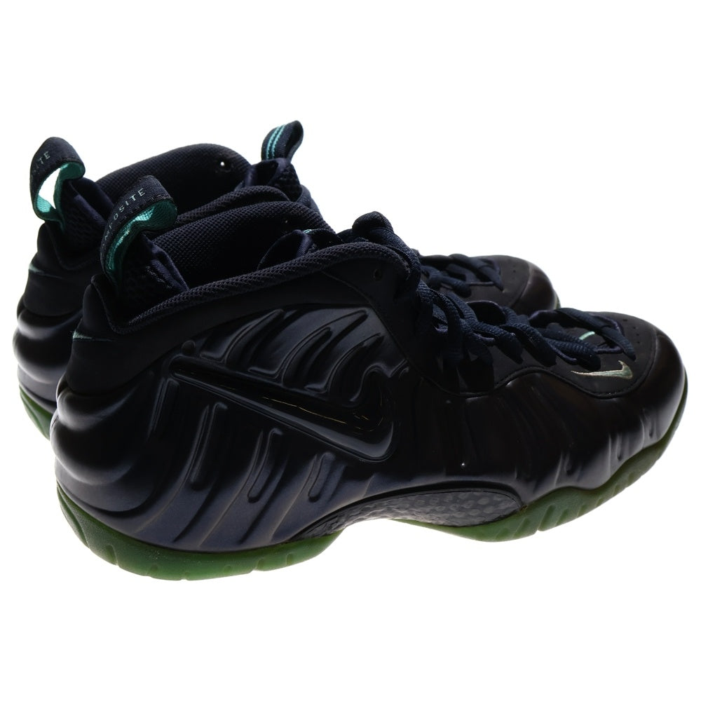 NIKE(ナイキ) 【観賞用 2014年製】 AIR FOAMPOSITE PRO エアフォームポジット プロ ハイカットスニーカー ブラック/グリーン US10.5/28.5cm 624041-402