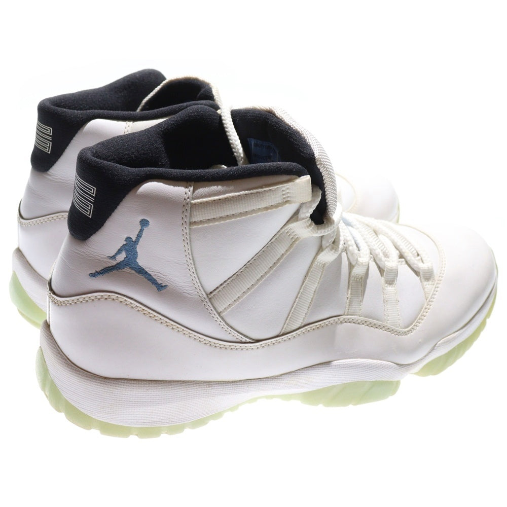 NIKE(ナイキ) 【観賞用 2014年製】 AIR JORDAN 11 RETRO エアジョーダン11レトロ ハイカットスニーカー ホワイト US10.5/28.5cm 378037-117