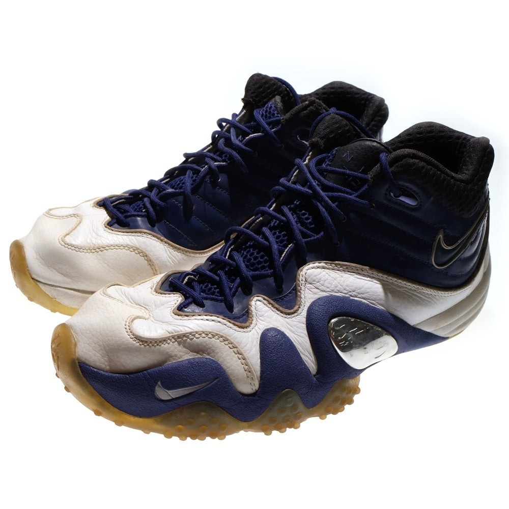 NIKE(ナイキ) 【観賞用 2011年製】 ZOOM UPTEMPO V PREMIUM ズーム アップテンポ プレミアム ハイカットスニーカー ネイビー/ホワイト US11/29cm 366570-401