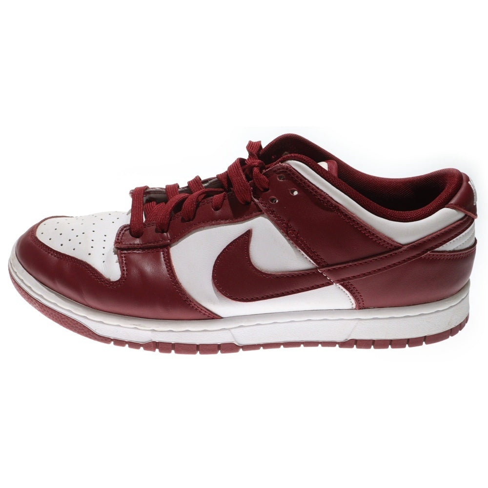 NIKE(ナイキ) DUNK LOW RETRO TEAM RED ダンクロー レトロ チーム レッド ローカットスニーカー ホワイト/ボルドー US11/29cm DD1391-601
