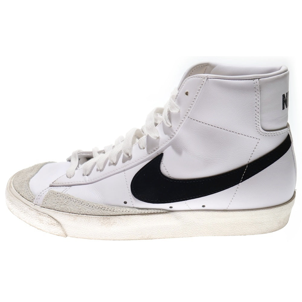 NIKE(ナイキ) BLAZER MID 77 VINTAGE ブレザー ミッド 77 ビンテージ ミッドカットスニーカー ブラック/ホワイト US11/29cm BQ6806-100