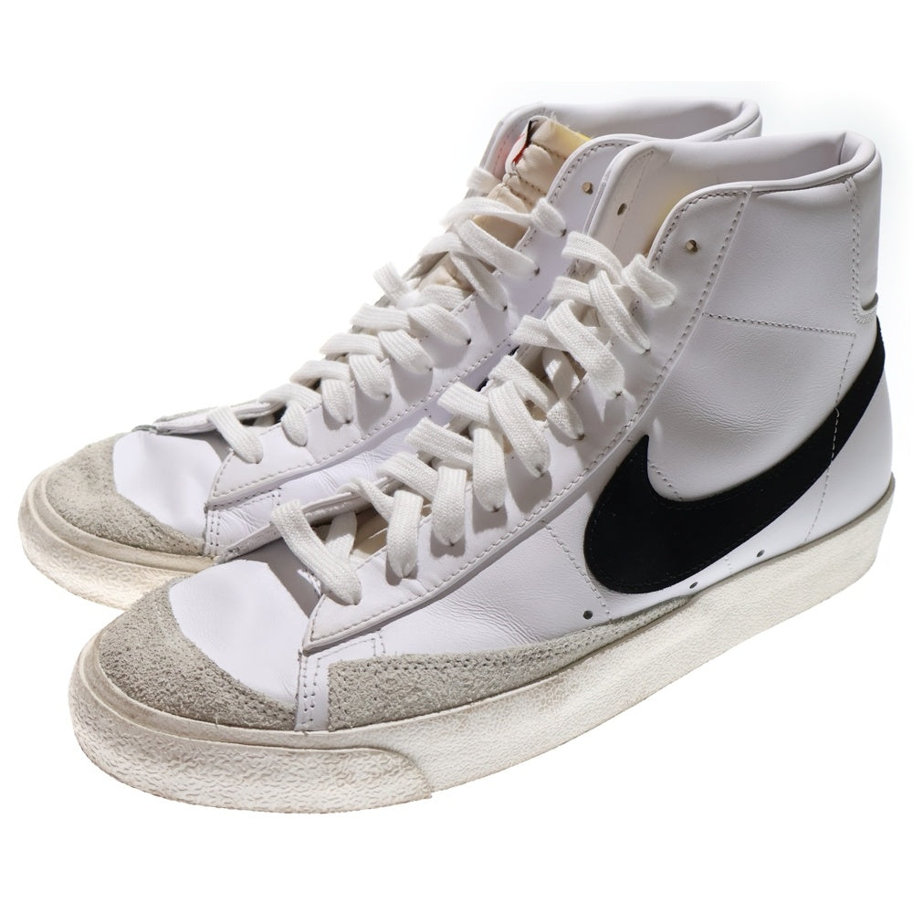 NIKE(ナイキ) BLAZER MID 77 VINTAGE ブレザー ミッド 77 ビンテージ ミッドカットスニーカー ブラック/ホワイト US11/29cm BQ6806-100