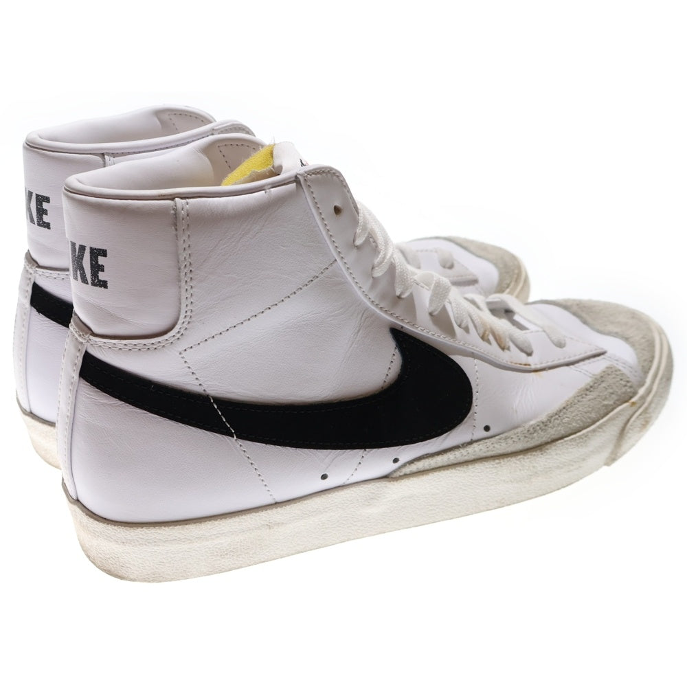 NIKE(ナイキ) BLAZER MID 77 VINTAGE ブレザー ミッド 77 ビンテージ ミッドカットスニーカー ブラック/ホワイト US11/29cm BQ6806-100