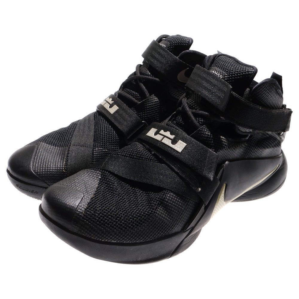 NIKE(ナイキ) 【観賞用 2015年製】 LEBRON SOLDIER IX レブロンソルジャー ハイカットスニーカー ブラック US10.5/28.5cm 794417-001