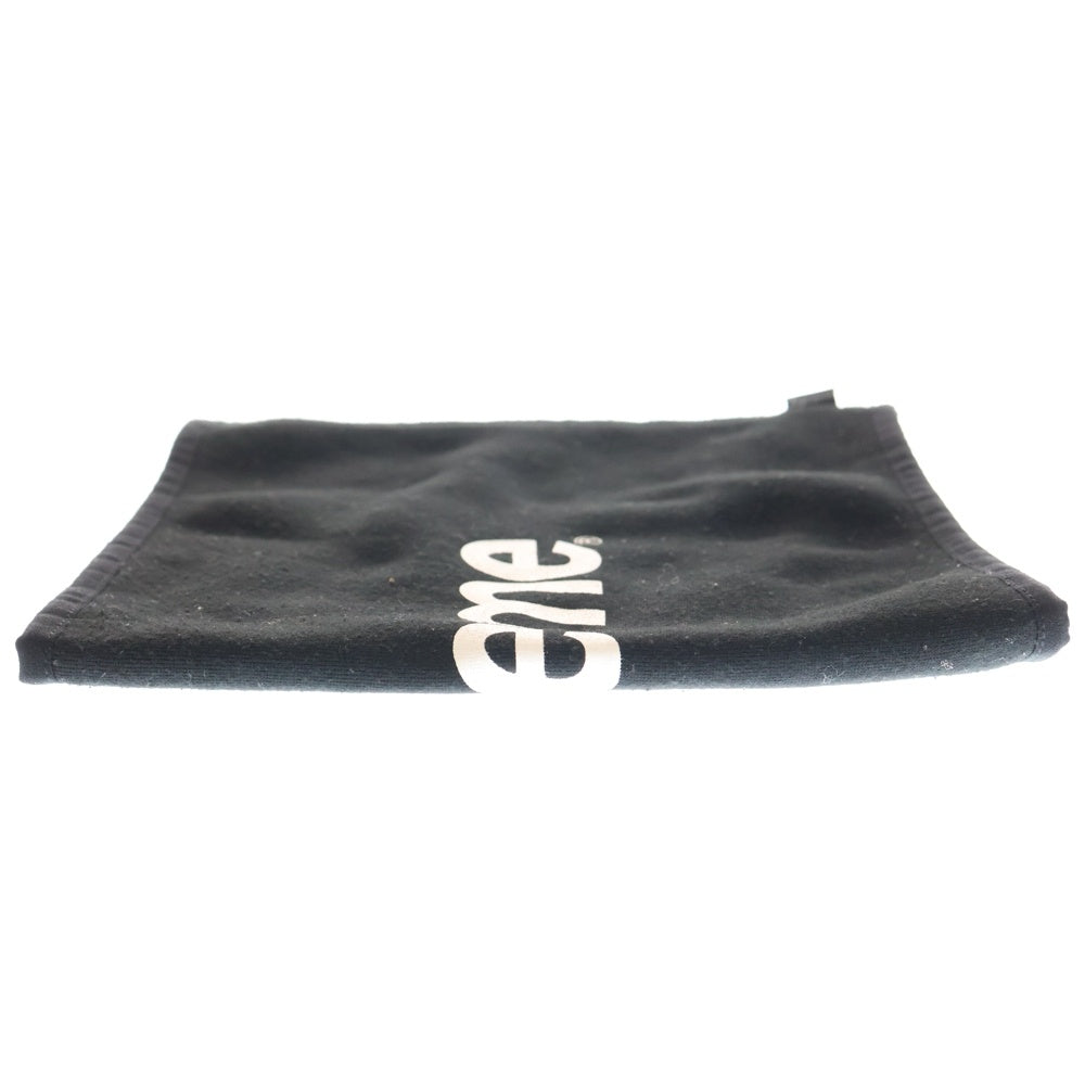 SUPREME(シュプリーム) 15AW Fleece Neck Gaiter ロゴプリント フリース ネックウォーマー ブラック