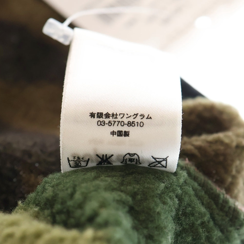 SUPREME(シュプリーム) 15AW Fleece Neck Gaiter カモフラ ロゴプリント フリース ネックウォーマー カーキ