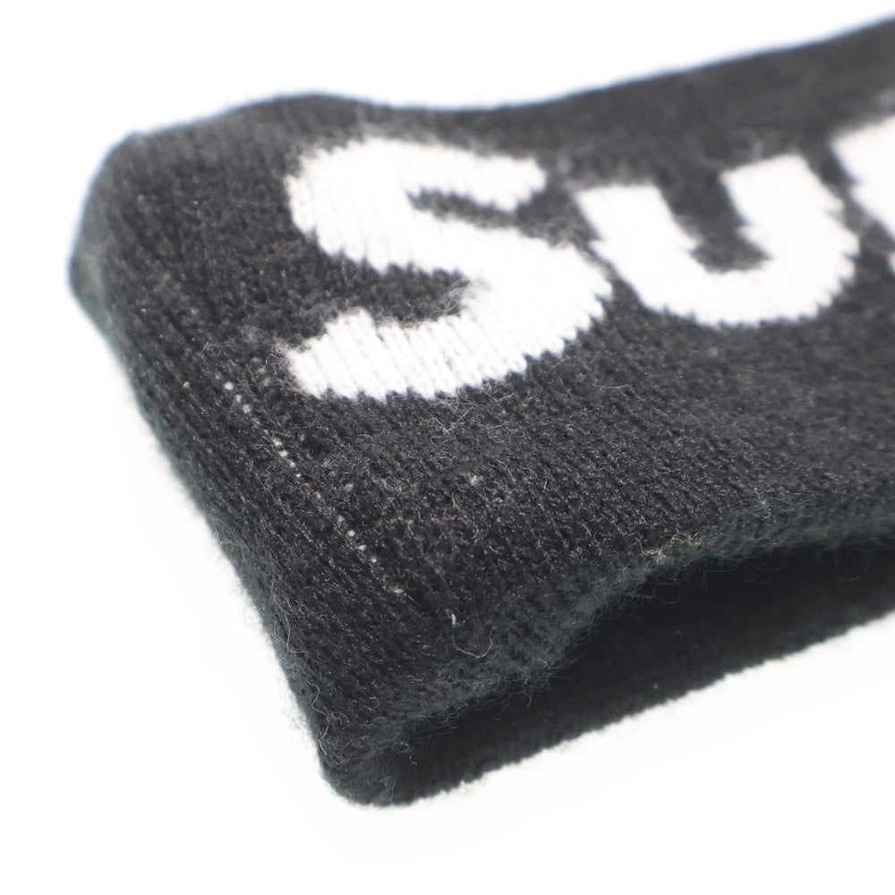 SUPREME(シュプリーム) 18AW ×NEW ERA Big Logo Headband ニューエラ ビッグ ロゴ ヘッドバンド ブラック
