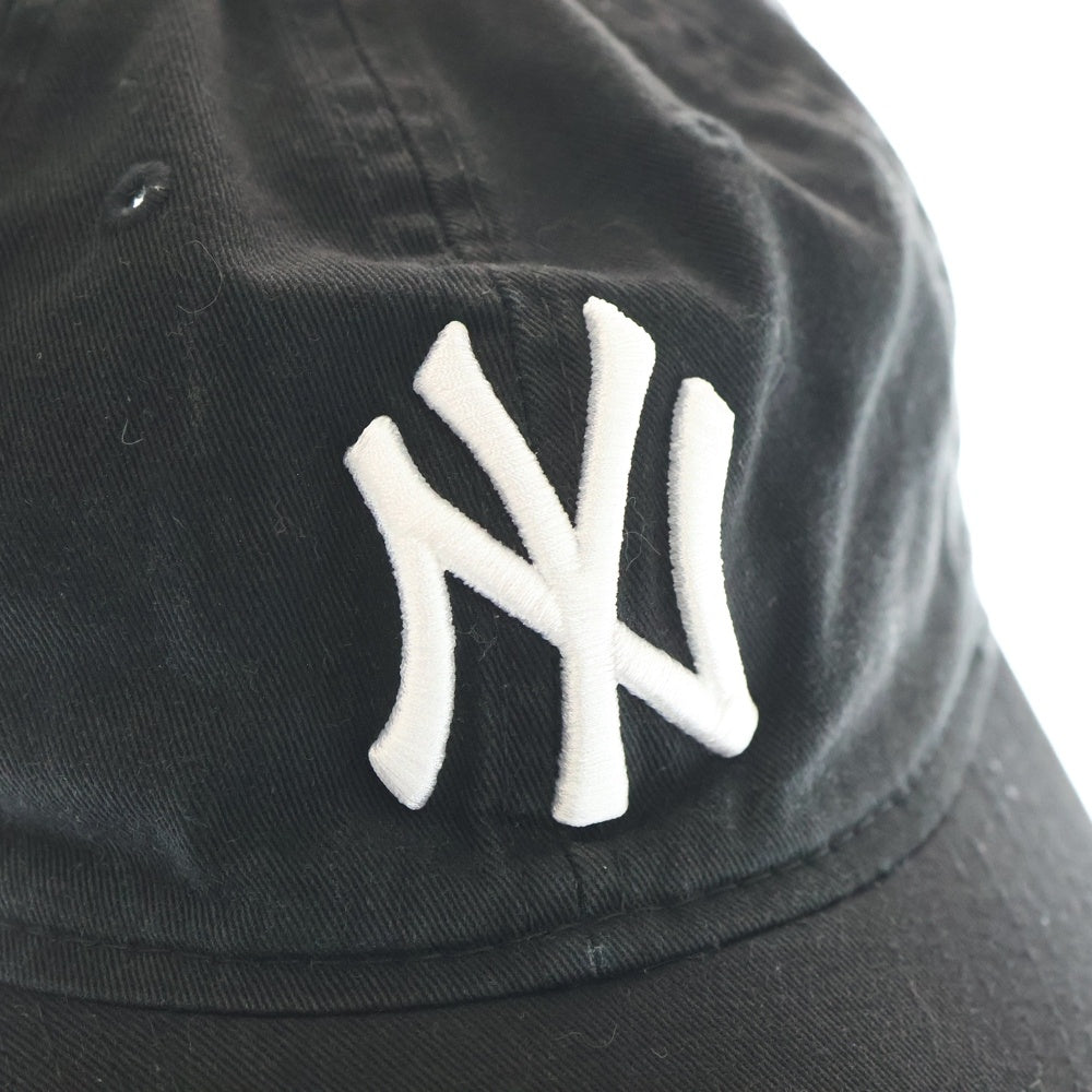 NEW ERA(ニューエラ) ×MoMA モマ ロゴ刺繍 6パネル コットン ベースボールキャップ 帽子 ブラック