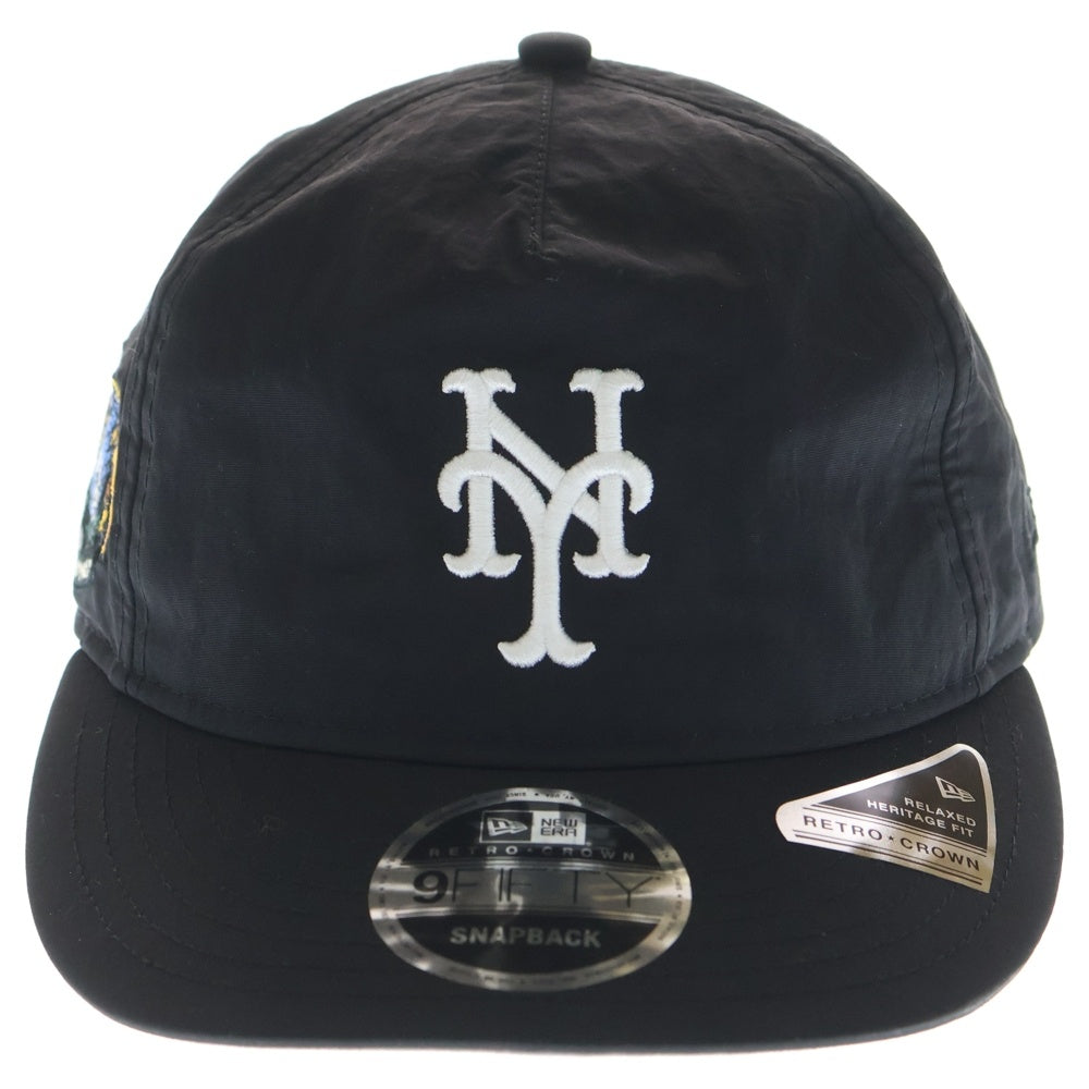 KITH(キス) 23SS ×NEW ERA For Mets Nylon 9Fifty A-Frame ニューエラ ナイロン ベースボールキャップ 帽子 ネイビー 25-095-060-0002-7-0