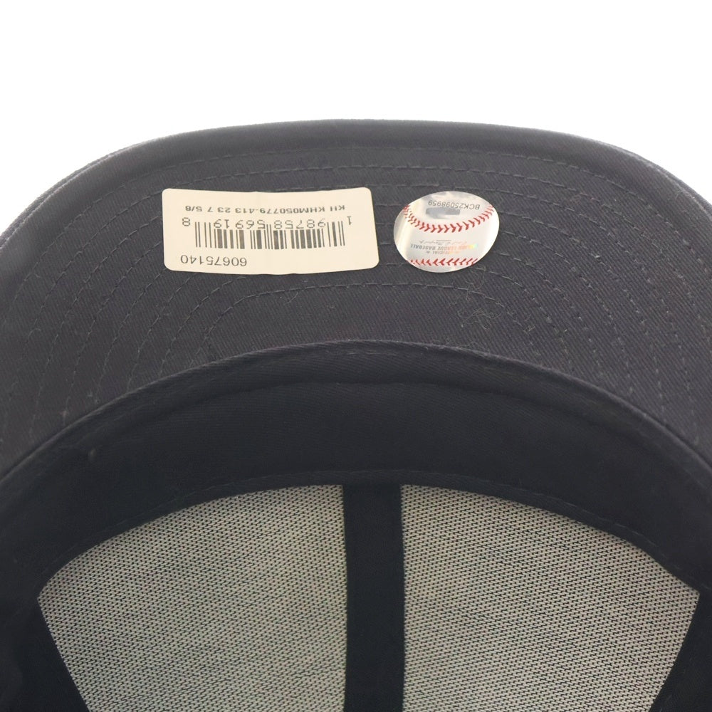 KITH(キス) 24AW ×NEW ERA ×Auralee 59Fifty Low Profile Cap ニューエラ オーラリー 6パネル ベースボールキャップ 帽子 キャップ ネイビー KHM050779-413