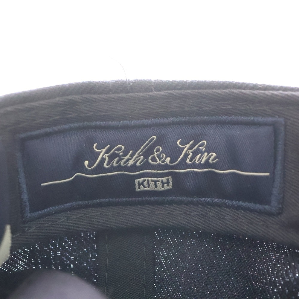 KITH(キス) 24AW ×NEW ERA ×Auralee 59Fifty Low Profile Cap ニューエラ オーラリー 6パネル ベースボールキャップ 帽子 キャップ ネイビー KHM050779-413