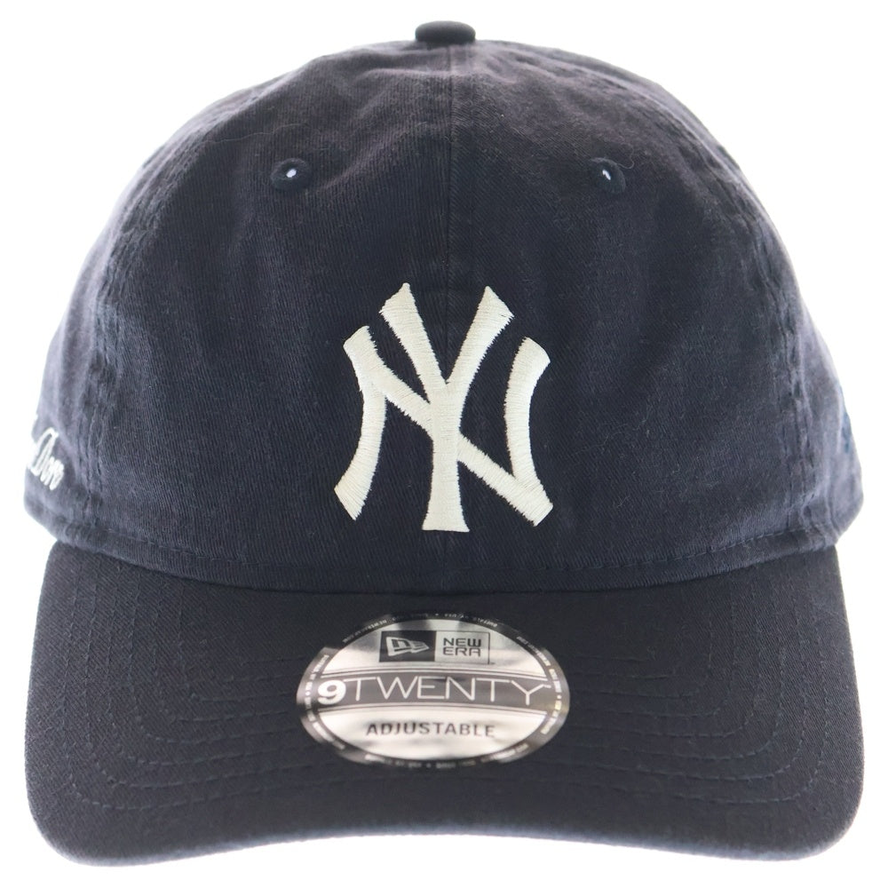 NEW ERA(ニューエラ) ×AIME LEON DORE エメ レオン ドレ 6パネル ロゴ刺繍 ベースボールキャップ 帽子 ネイビー