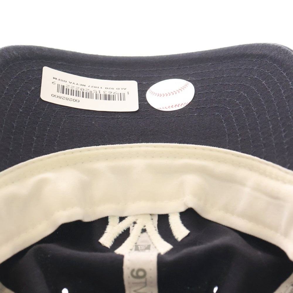 NEW ERA(ニューエラ) ×AIME LEON DORE エメ レオン ドレ 6パネル ロゴ刺繍 ベースボールキャップ 帽子 ネイビー