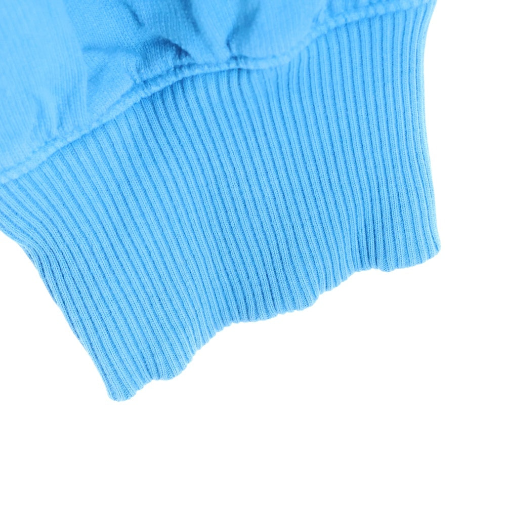 WILLY CHAVARRIA(ウィリーチャバリア) 18SS フロントプリント クルーネック スウェットトレーナー ブルー 18-070-465-0052-1-0