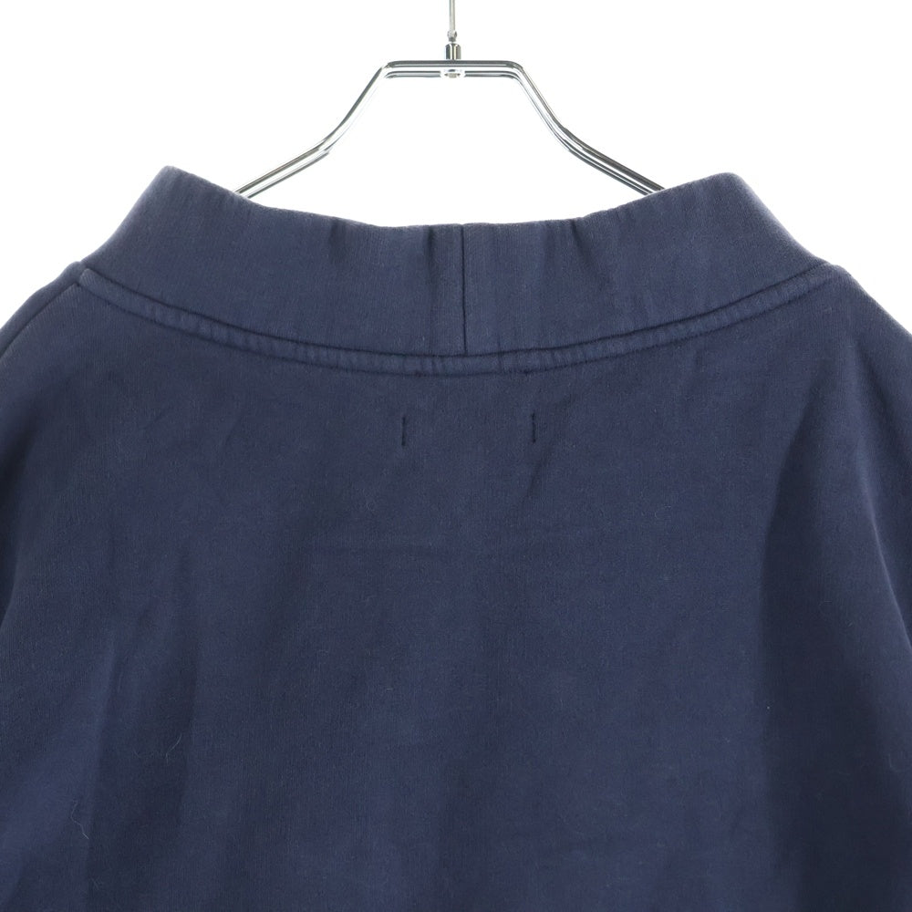 EACH×OTHER(イーチ アザー) フロントエンブロイダリー ラウンドモックネック スウェットトレーナー レディース FW17G13092