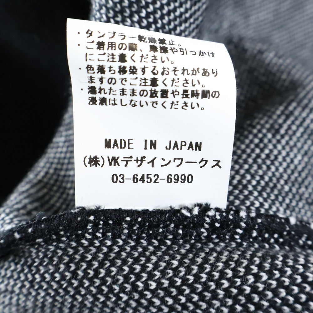 Girls Don't Cry(ガールズドントクライ) ANGEL KNIT エンジェルプリント クルーネック ニットセーター ブラック