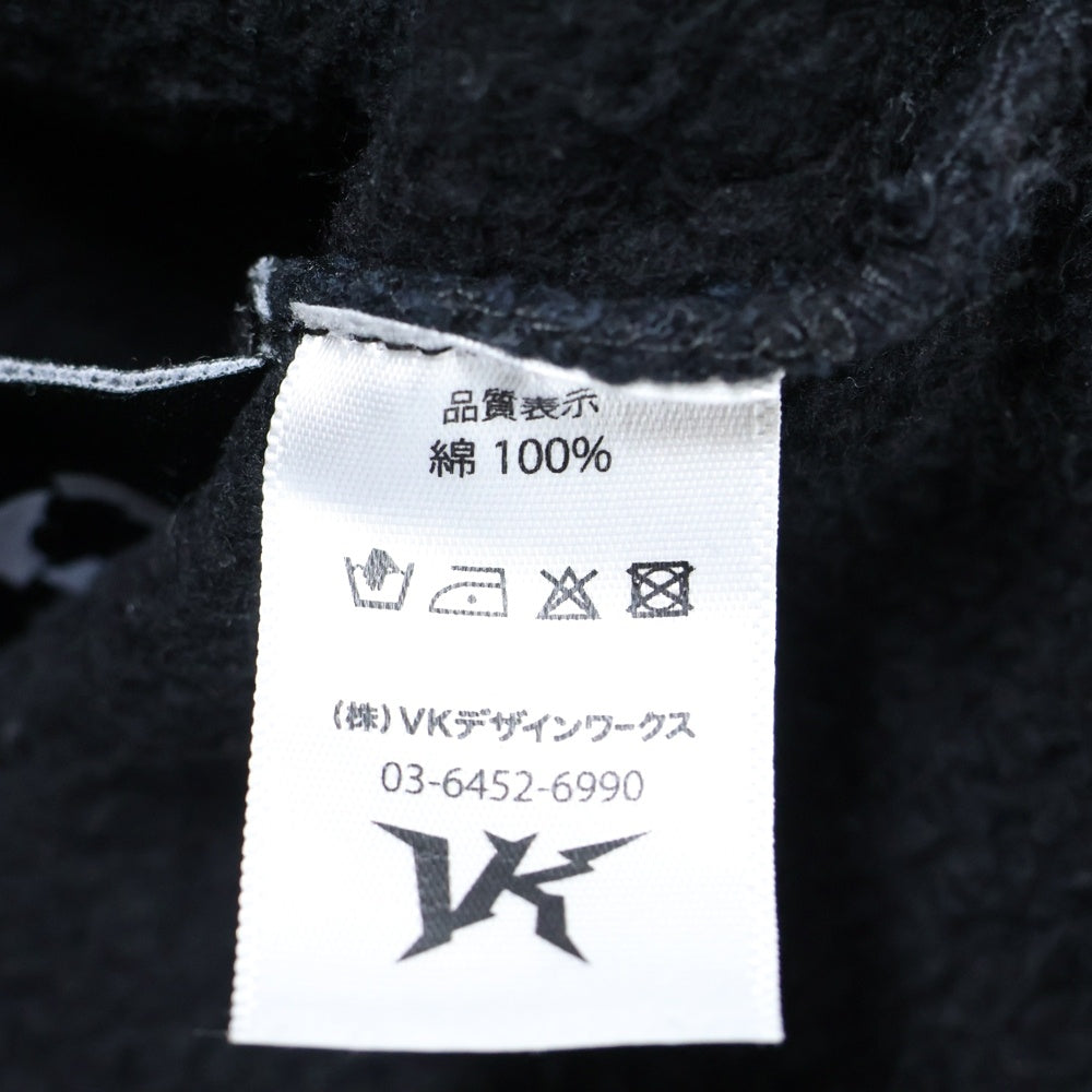 Girls Don't Cry(ガールズドントクライ) ANGEL HOODIE ロゴプリント エンジェル プルオーバーパーカー スウェットフーディ ブラック