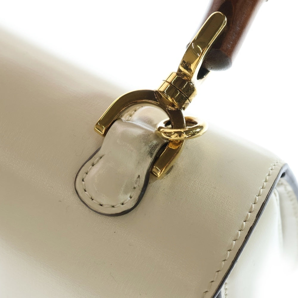 GUCCI(グッチ) バンブー 1947 スモール ターンロック 2WAY レザー
