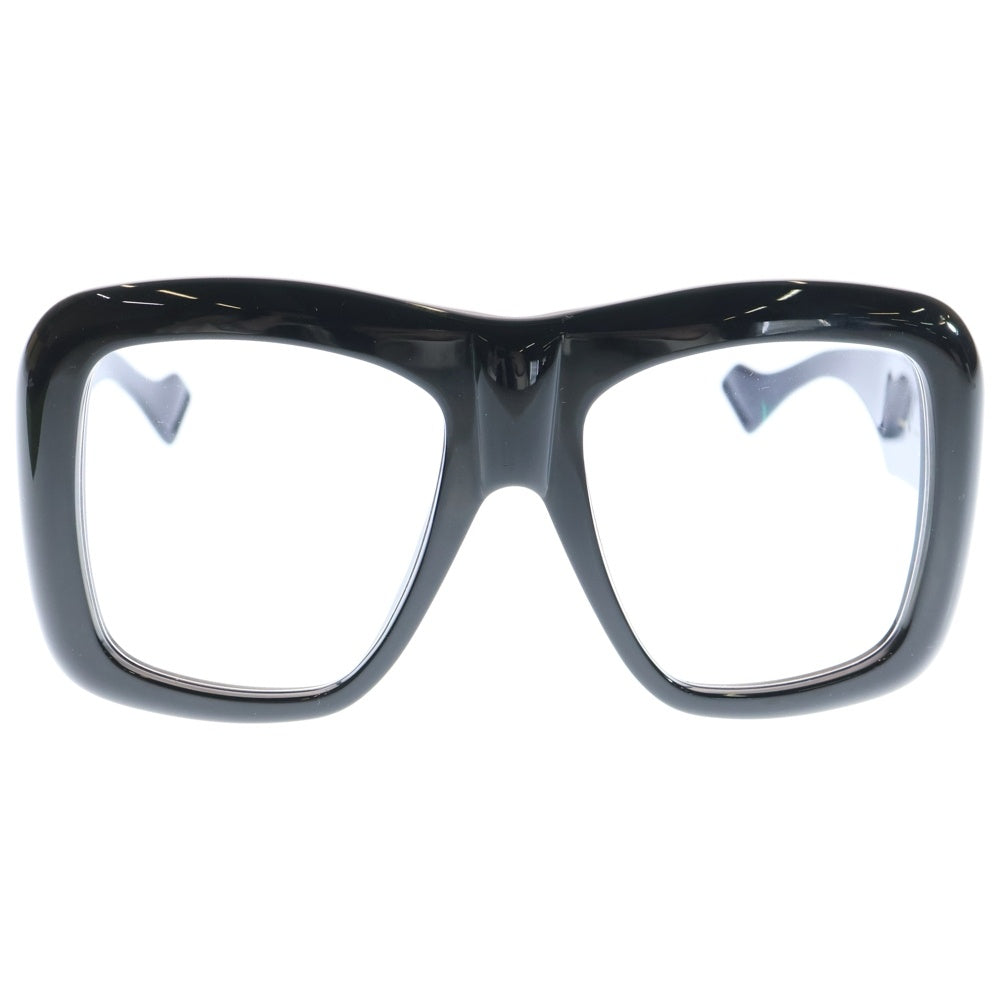 GUCCI(グッチ) サイドGGロゴ スクエア サングラス アイウェア メガネ 眼鏡 ブラック GG0498S