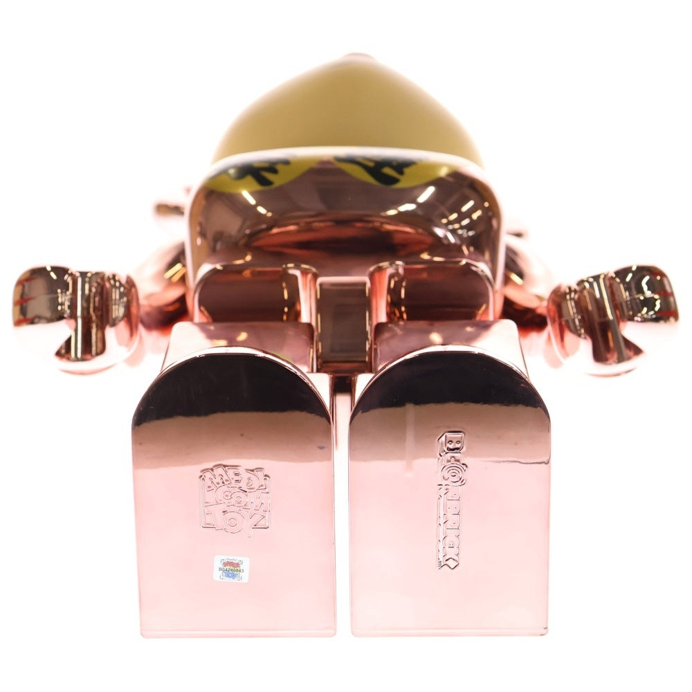 MEDICOM TOY(メディコムトイ) BE@RBRICK 招き猫 ペコちゃん 金運 ダブル小判 桃金メッキ ピンク 1000%