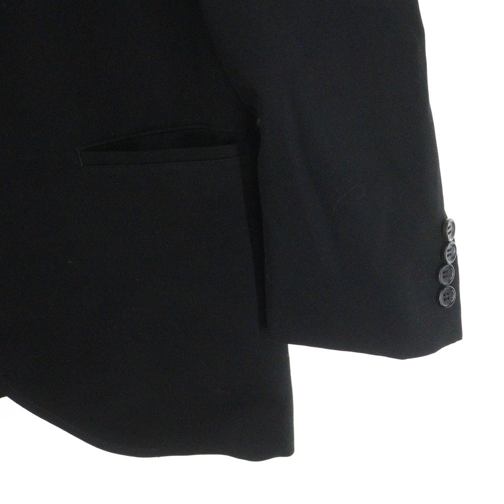 COMME des GARCONS HOMME DEUX(コムデギャルソン オムドゥ) 25AW ダブルジップアップ ウール テーラードジャケット ブラック