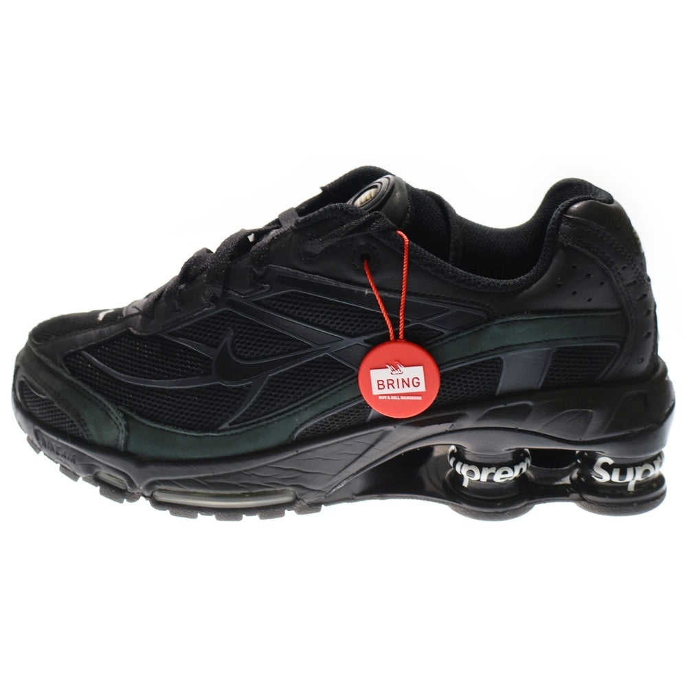 NIKE(ナイキ) ×SUPREME SHOX RIDE 2 シュプリーム ショックス ライド ローカットスニーカー ブラック US8/26cm DN1615-001