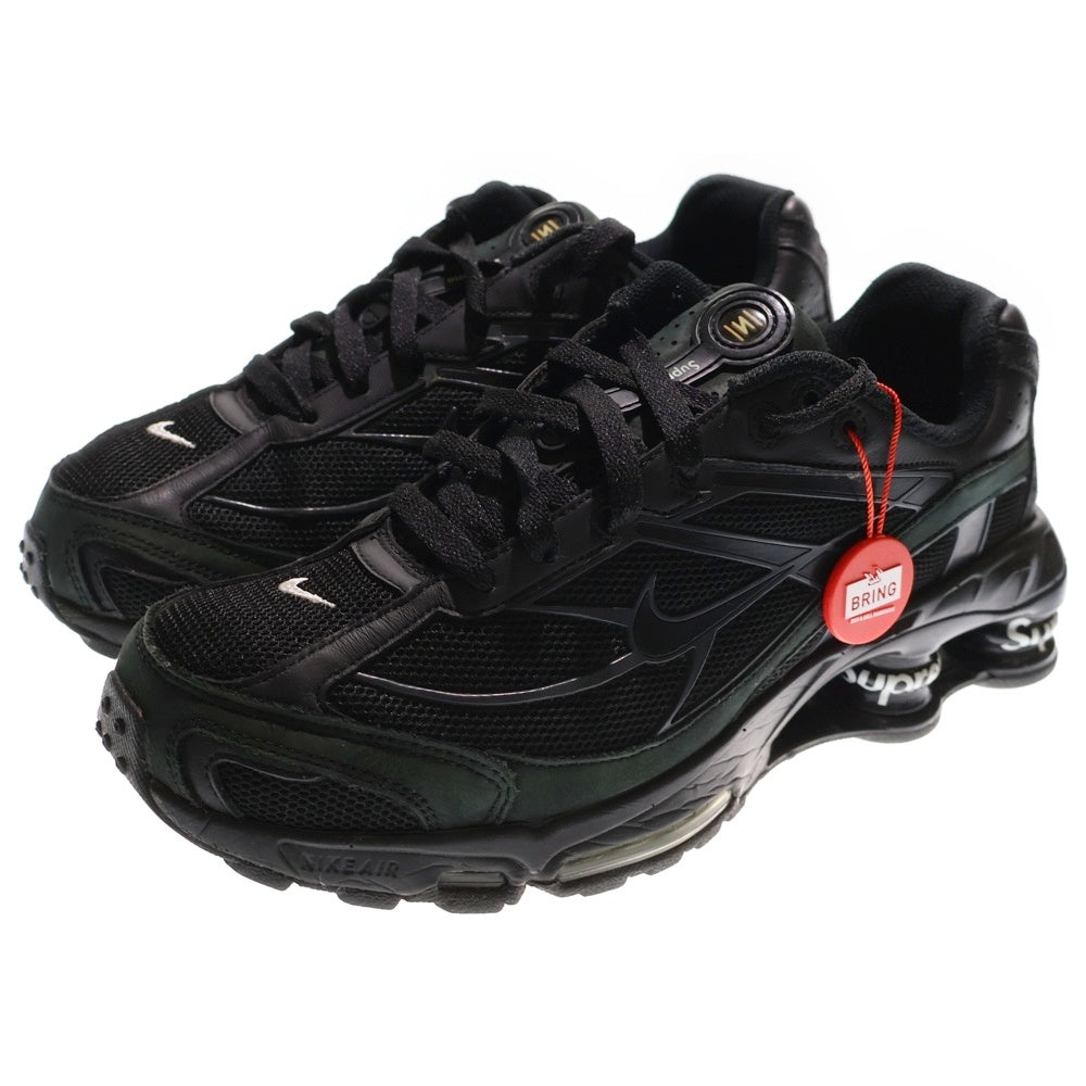 NIKE(ナイキ) ×SUPREME SHOX RIDE 2 シュプリーム ショックス ライド ローカットスニーカー ブラック US8/26cm DN1615-001