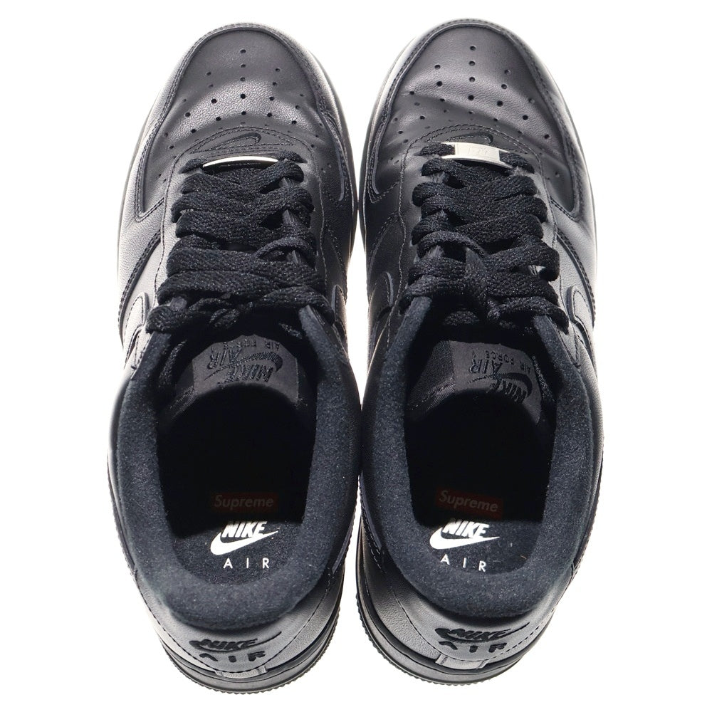 NIKE(ナイキ) ×SUPREME AIR FORCE 1 LOW エアフォース1 ローカットスニーカー ブラック US8/26cm CU9225-001