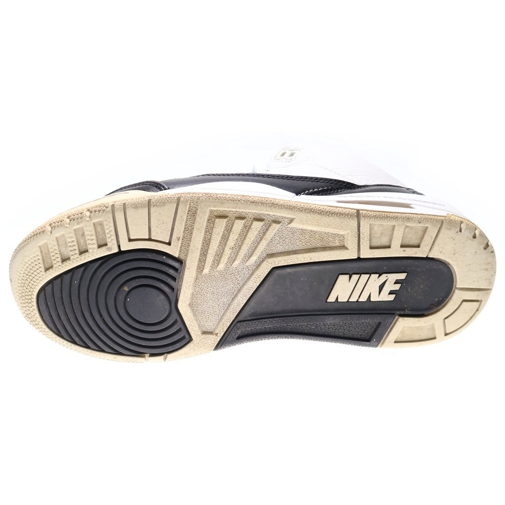 NIKE(ナイキ) ×FRAGMENT DESIGN AIR JORDAN3 RETRO SP フラグメントデザイン エアジョーダン3 ミッドカットスニーカー US7/25cm ホワイト/ブラック DA3595-100